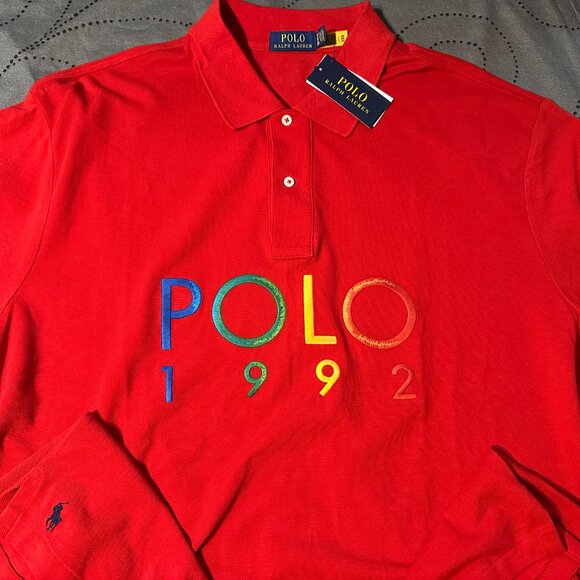 RALPH LAUREN CLASSIC FIT RED POLO SHIRT SIZE 3XLT 2XLT OR XLT MEN NWT $138.00 - Picture 2 of 5